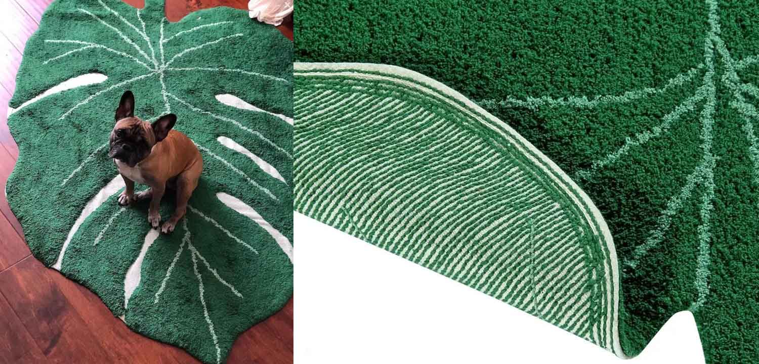 Ковер Monstera Leaf Carpet - фото №3