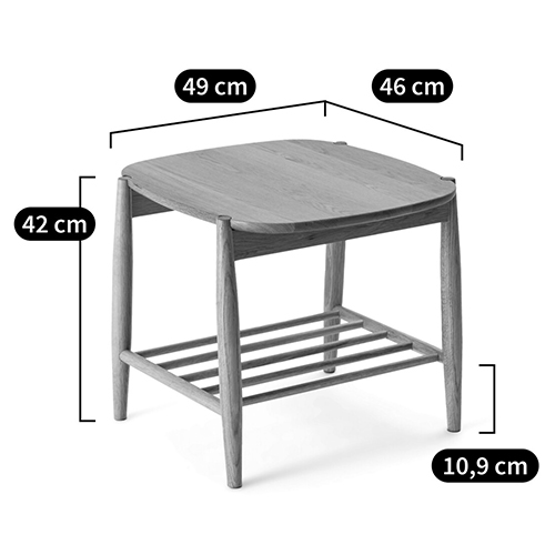 Приставной стол из массива дуба Reyer Side Table Приставной стол из массива дуба Reyer Side Table в Липецке