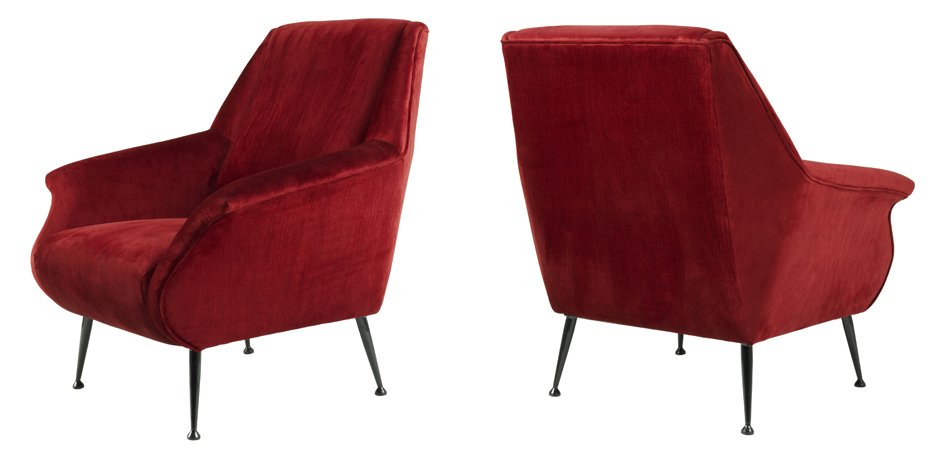 Кресло Eichholtz Chair Trezzo Red Кресло Eichholtz Chair Trezzo Red - Loft-Concept в Липецке