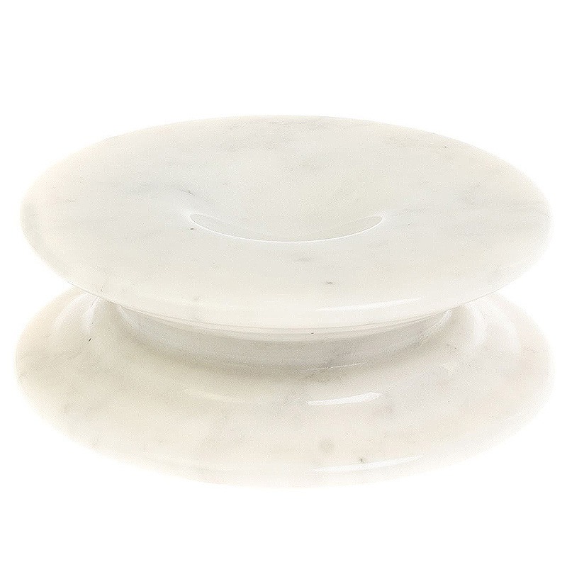 Подставка под шар из натурального камня Мрамор Белый Natural Stone Sphere Stands Белый Мрамор Bianco Подставка под шар из натурального камня Мрамор Белый Natural Stone Sphere Stands Белый Мрамор Bianco в Липецке | Loft Concept
