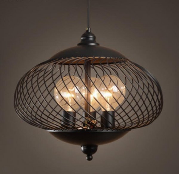 Подвесной светильник Oriental lattice pendant Черный Подвесной светильник Oriental lattice pendant Черный в Липецке | Loft Concept