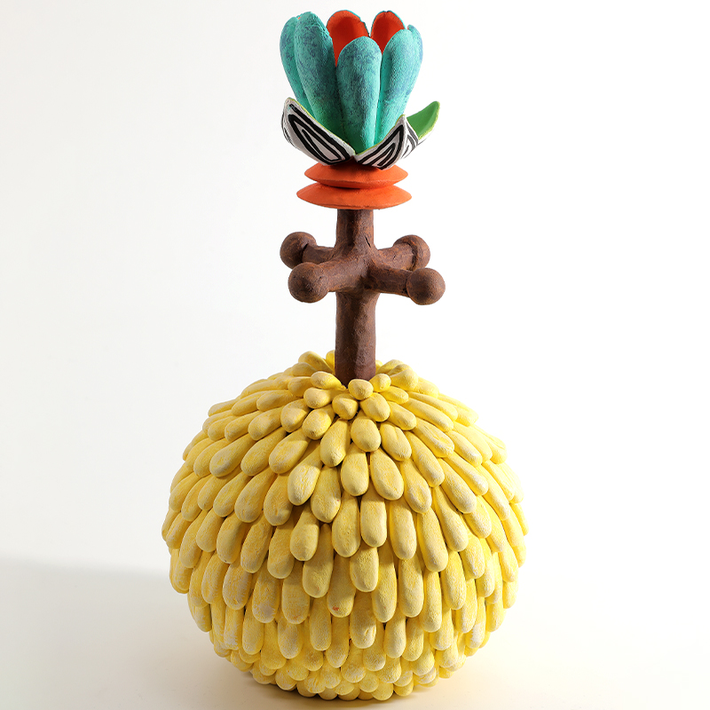 Статуэтка тропический фрукт Pandora Tropical Fruit Yellow Emerald Flower Желтый Мульти в Липецке | Loft Concept 