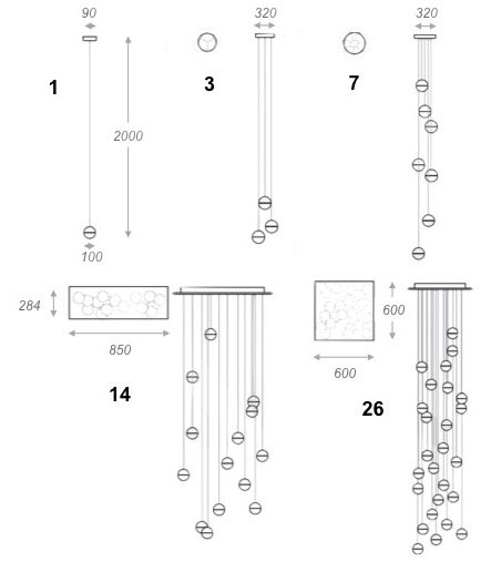 Bocci Led Crystal Glass Ball 1 в Липецке