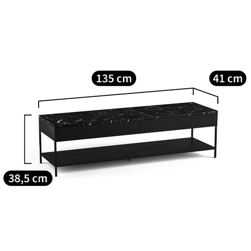 ТВ-тумба с мраморной столешницей Vayo Marble TV Stand ТВ-тумба с мраморной столешницей Vayo Marble TV Stand в Липецке
