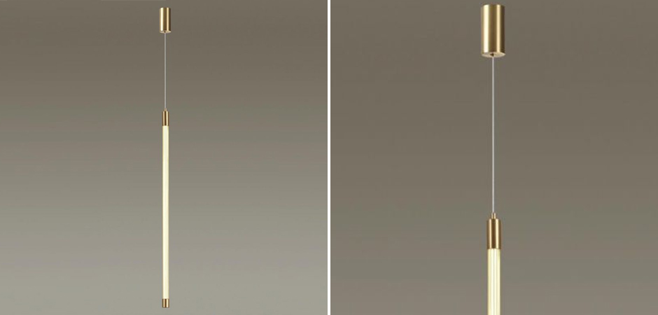 Подвесной светильник Bronze Trumpet tube светодиодный Подвесной светильник Bronze Trumpet tube светодиодный - Loft-Concept в Липецке