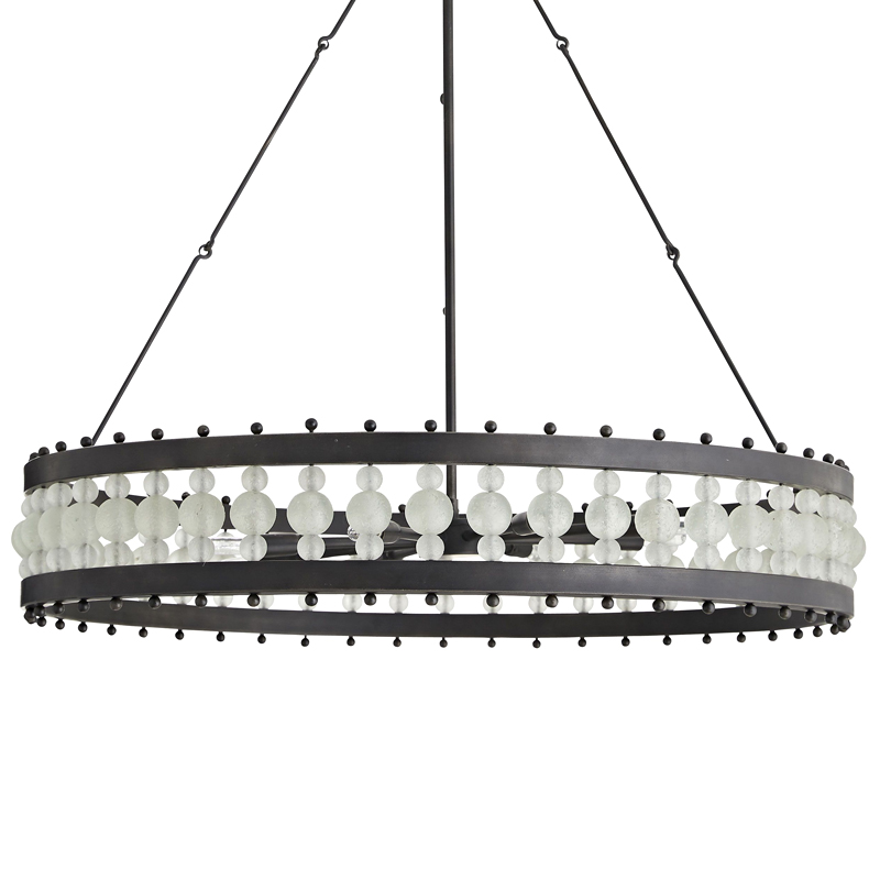 Люстра Arteriors ESME CHANDELIER Черный Прозрачный Люстра Arteriors ESME CHANDELIER Черный Прозрачный в Липецке | Loft Concept