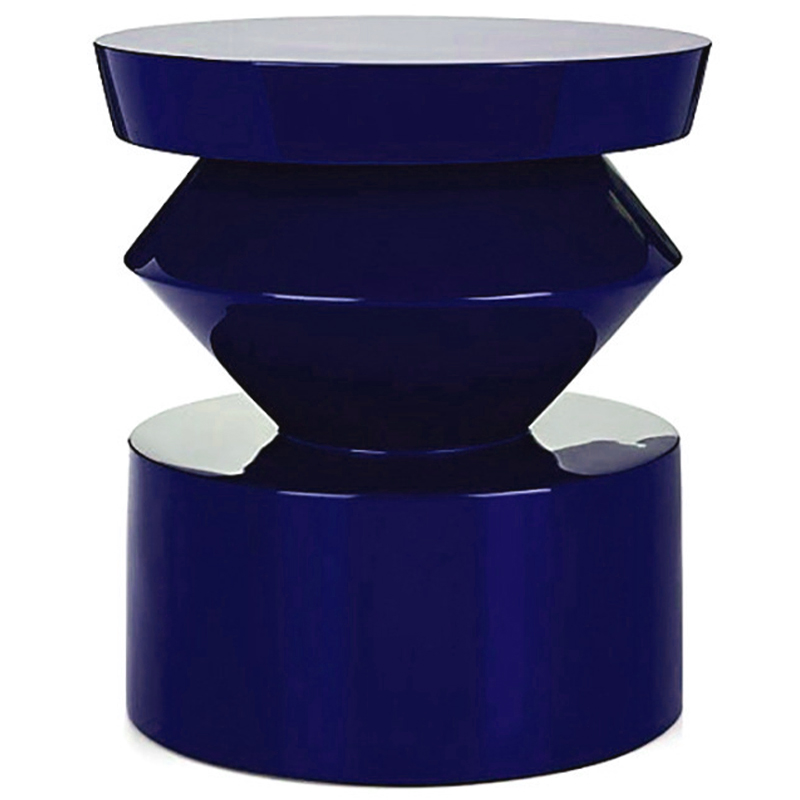 Приставной столик UMA SIDE TABLE Blue Синий Приставной столик UMA SIDE TABLE Blue Синий в Липецке | Loft Concept