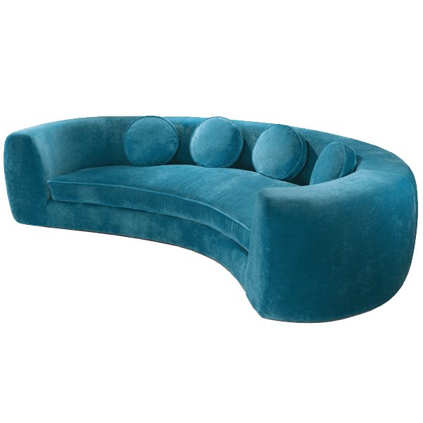 Диван India Mahdavi JELLY PEA Sofa Бирюзовый Желтый Синий Серый Диван India Mahdavi JELLY PEA Sofa Бирюзовый Желтый Синий Серый в Липецке | Loft Concept