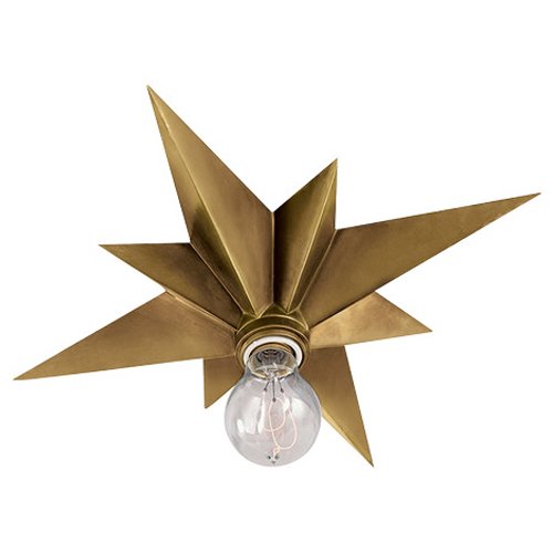 Потолочный светильник Star Ceiling Mount brass Латунь Потолочный светильник Star Ceiling Mount brass Латунь в Липецке | Loft Concept