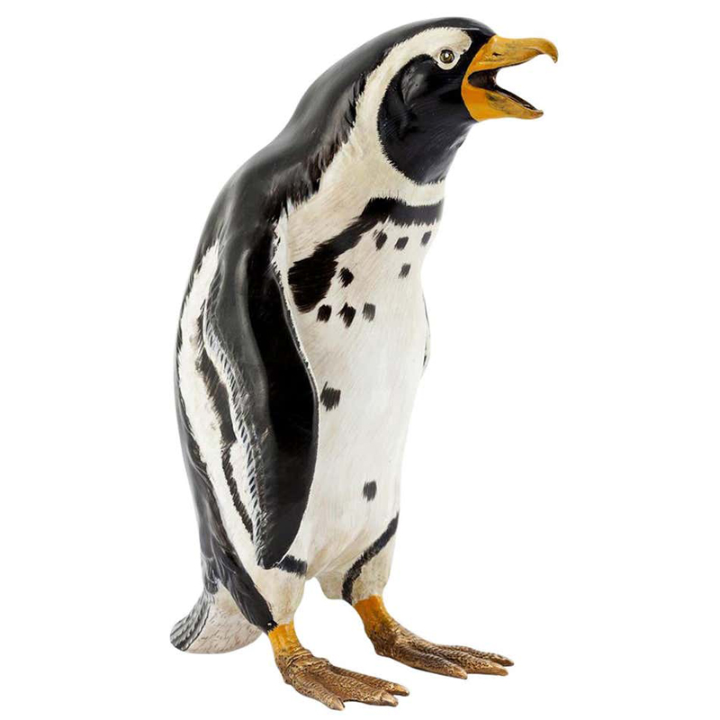 Аксессуар Pingouin Sculpture Черно-белый Латунь Аксессуар Pingouin Sculpture Черно-белый Латунь в Липецке | Loft Concept