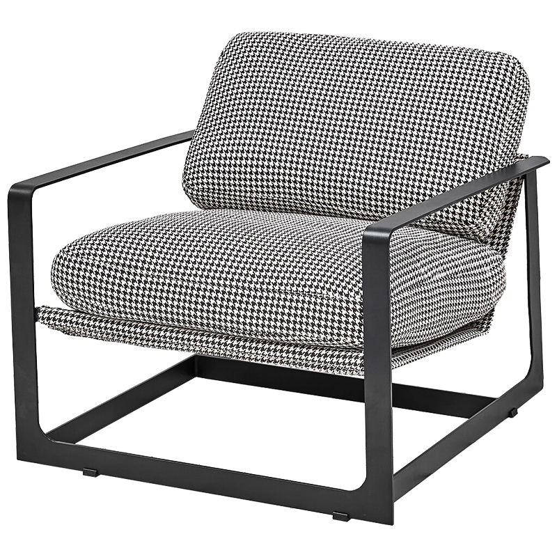 Кресло Elsinore Chair Черно-белый Черный Кресло Elsinore Chair Черно-белый Черный в Липецке | Loft Concept