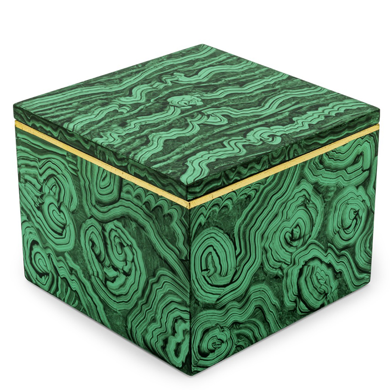 Шкатулка BOX KRIZIA MALAKI Малахит (зеленый) Шкатулка BOX KRIZIA MALAKI Малахит (зеленый) в Липецке | Loft Concept