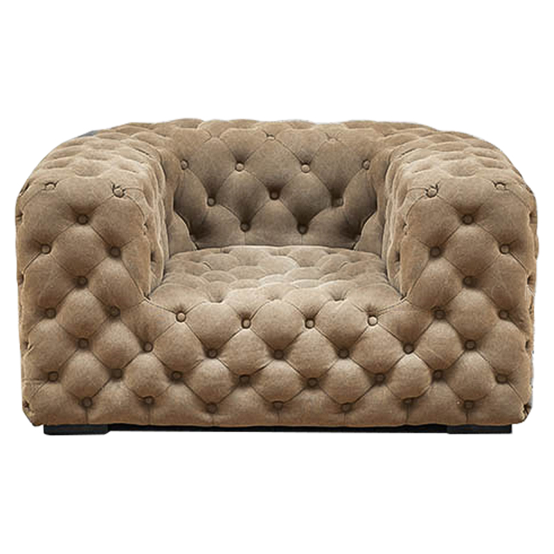 Кресло Soho Tufted Beige Armchair Бежевый Кресло Soho Tufted Beige Armchair Бежевый в Липецке | Loft Concept