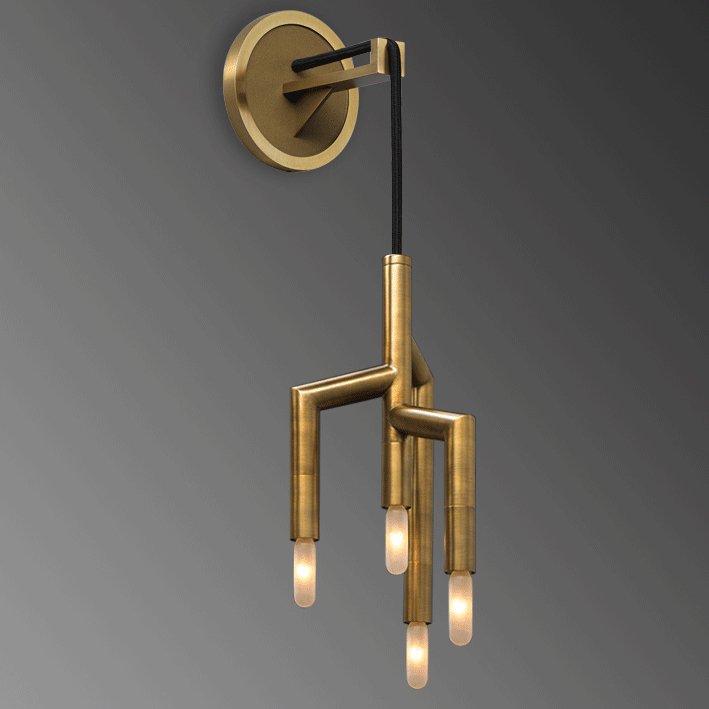 Бра Jonathan Browning - RAMEAU Wall Lamp Латунь Бра Jonathan Browning - RAMEAU Wall Lamp Латунь в Липецке | Loft Concept