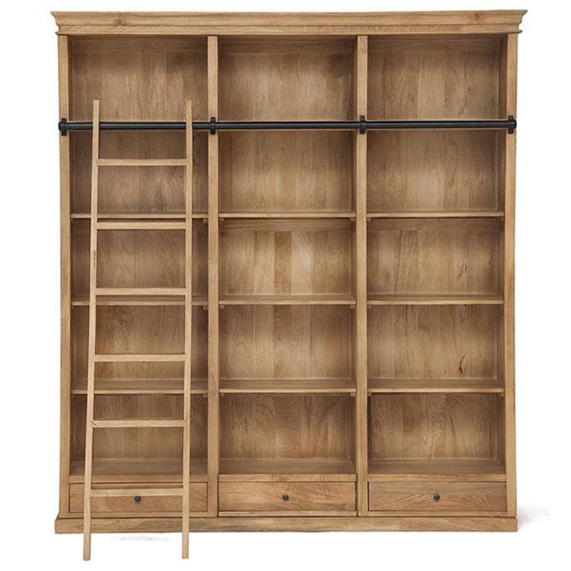 Стеллаж с лестницей Mango Shelving Boleyn Древесина Черный Стеллаж с лестницей Mango Shelving Boleyn Древесина Черный в Липецке | Loft Concept