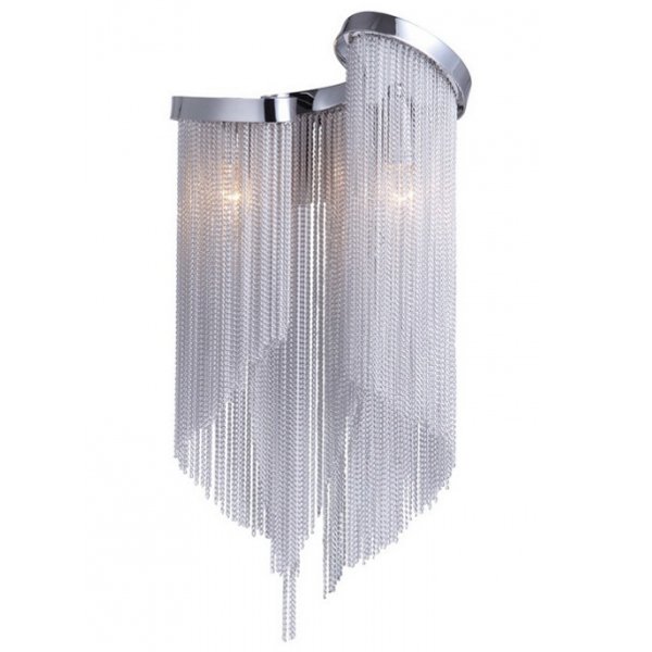 Бра Atlantis Chain Wall Lamp Black White Белый Бра Atlantis Chain Wall Lamp Black White Белый в Липецке | Loft Concept