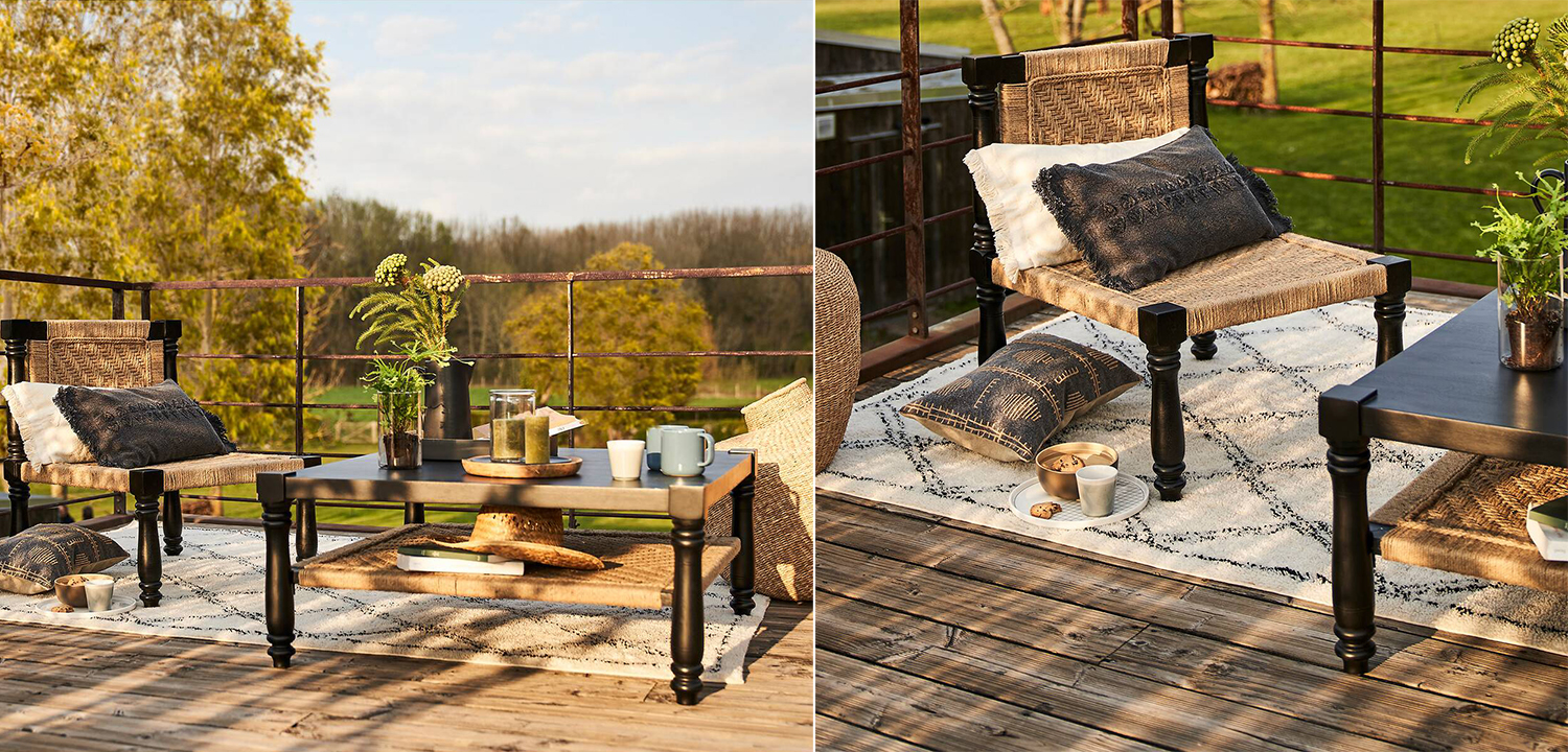 Кофейный стол Didrik Wicker Coffee Table - фото №2