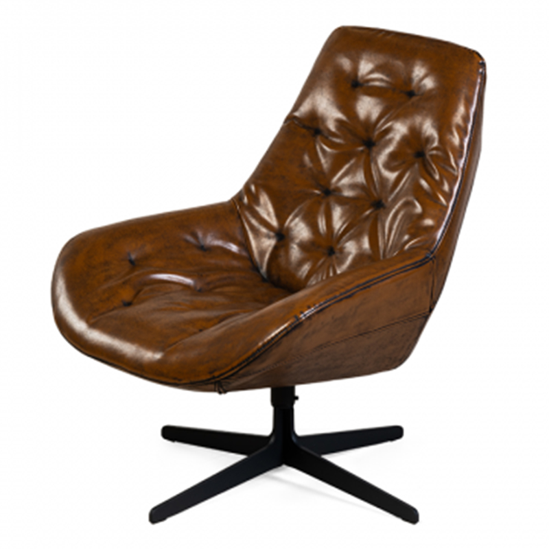 Кресло Meylin Capitone Chair Коричневый Кресло Meylin Capitone Chair Коричневый в Липецке | Loft Concept