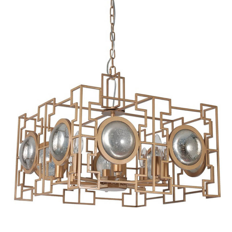 Люстра Ulisses Chandelier Золотой Люстра Ulisses Chandelier Золотой в Липецке | Loft Concept