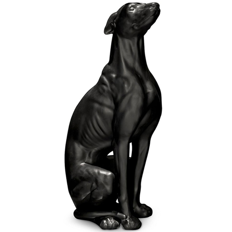 Статуэтка Abhika Greyhound Bisc. Black Черный Статуэтка Abhika Greyhound Bisc. Black Черный в Липецке | Loft Concept