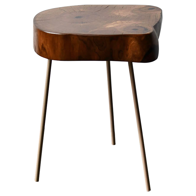 Приставной стол Povey Industrial Metal Rust Side Table Коричневый Бежевый Приставной стол Povey Industrial Metal Rust Side Table Коричневый Бежевый в Липецке | Loft Concept
