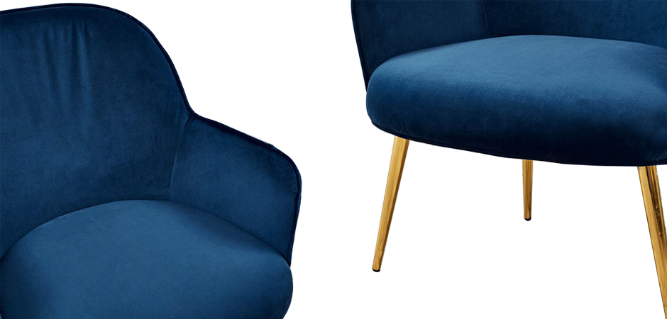 Кресло Waldeck Chair Blue Кресло Waldeck Chair Blue - Loft-Concept в Липецке
