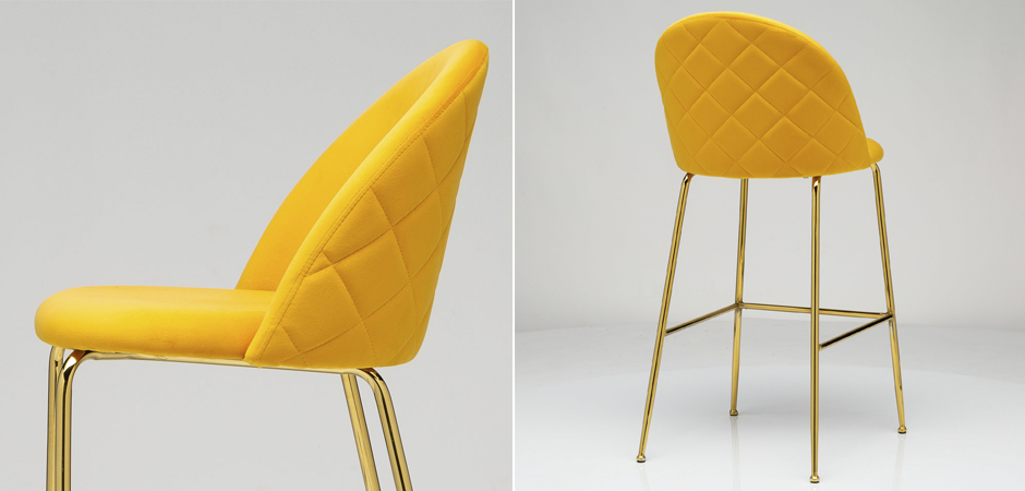 Барный стул Vendramin Bar Stool yellow Барный стул Vendramin Bar Stool yellow - Loft-Concept в Липецке