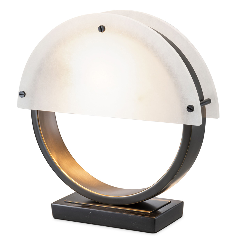 Настольная лампа Eichholtz Table Lamp Essence Темная бронза Белый Настольная лампа Eichholtz Table Lamp Essence Темная бронза Белый в Липецке | Loft Concept