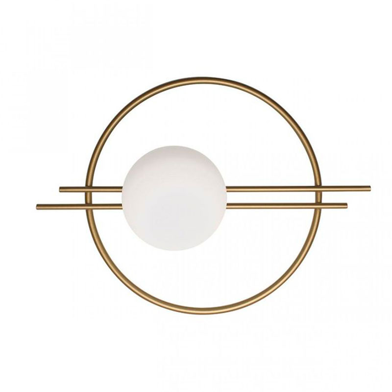 Бра Balance Beads Libra Gold 40 см Белый Золотой Бра Balance Beads Libra Gold 40 см Белый Золотой в Липецке | Loft Concept