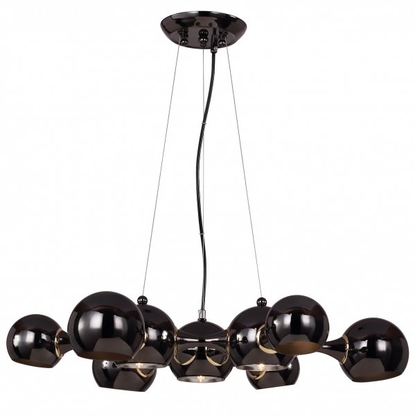 Люстра Chemical Light Chandelier 9 Black Черный Люстра Chemical Light Chandelier 9 Black Черный в Липецке | Loft Concept