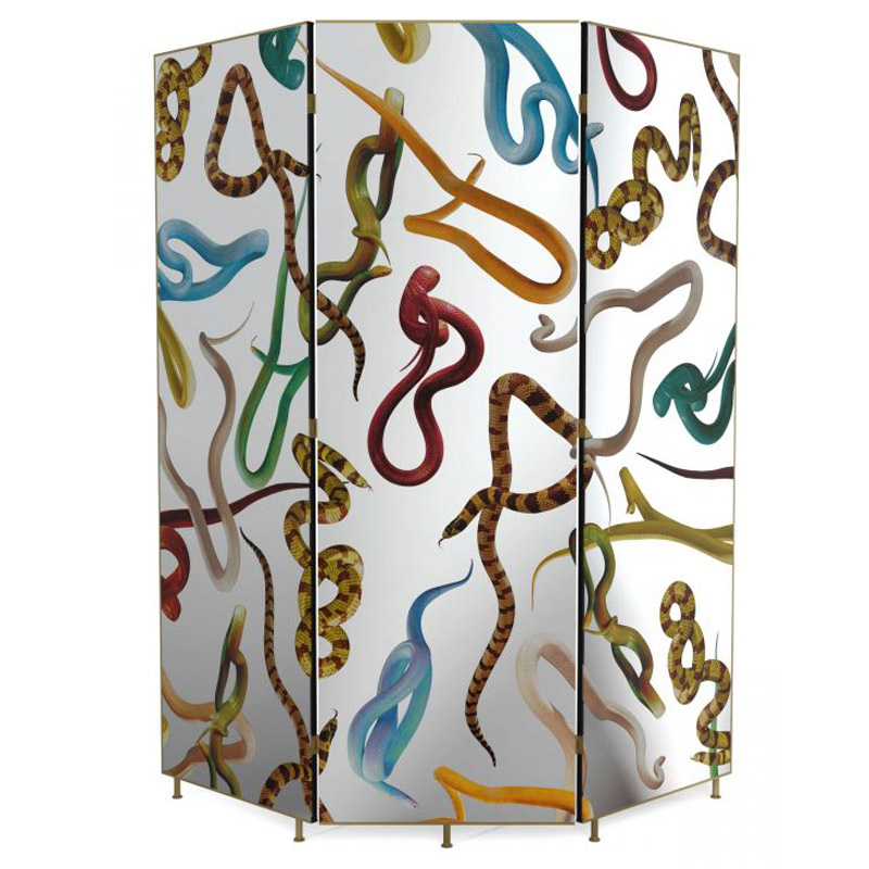 Ширма Seletti Screen Snakes Мульти Золотой Шампань Ширма Seletti Screen Snakes Мульти Золотой Шампань в Липецке | Loft Concept