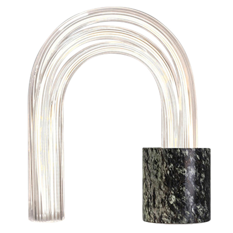 Дизайнерский настольный светильник Small Waterfall Lamp Прозрачный ivory ( слоновая кость ) Черный Мрамор Nero Дизайнерский настольный светильник Small Waterfall Lamp Прозрачный ivory ( слоновая кость ) Черный Мрамор Nero в Липецке | Loft Concept