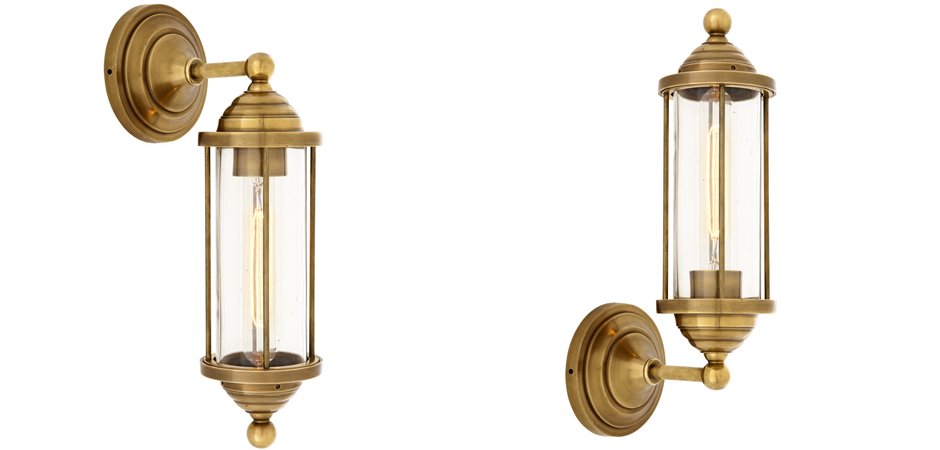Бра Eichholtz Wall Lamp Clayton Brass Бра Eichholtz Wall Lamp Clayton Brass - Loft-Concept в Липецке