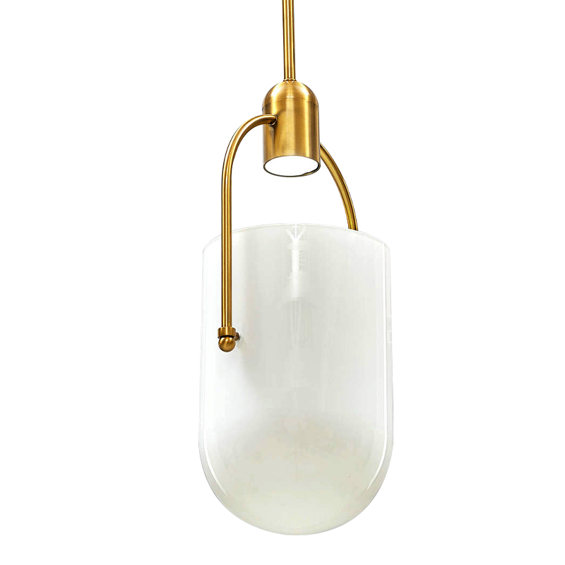 Подвесной светильник Allied Maker Hanging Lamp Золотой Белый Подвесной светильник Allied Maker Hanging Lamp Золотой Белый в Липецке | Loft Concept