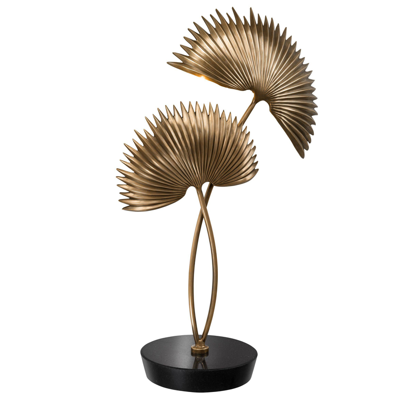 Настольная лампа Eichholtz Table Lamp Hacienda Винтажная латунь Черный Настольная лампа Eichholtz Table Lamp Hacienda Винтажная латунь Черный в Липецке | Loft Concept