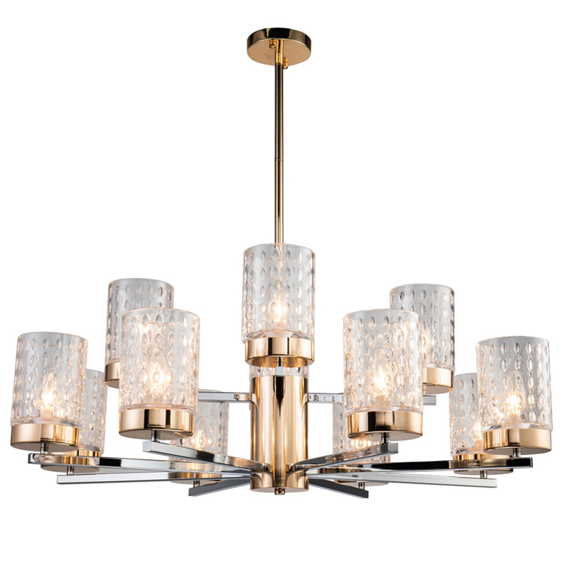 Люстра Didian Chandelier 95 Глянцевое золото Хром Прозрачный Люстра Didian Chandelier 95 Глянцевое золото Хром Прозрачный в Липецке | Loft Concept