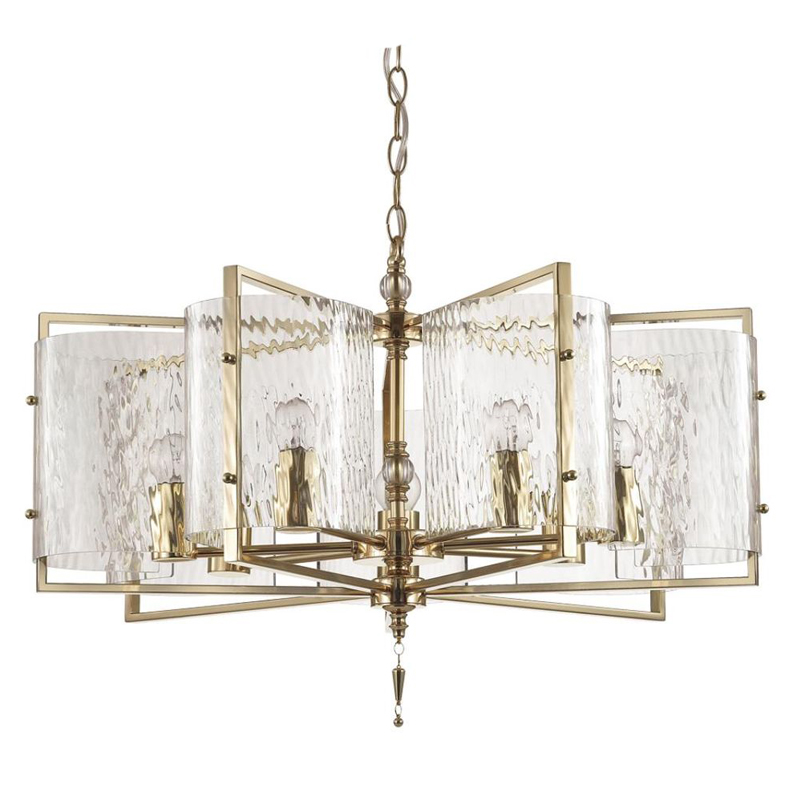 Люстра Karissa Gold Chandelier 65 Глянцевое золото Прозрачный (Transparent) Люстра Karissa Gold Chandelier 65 Глянцевое золото Прозрачный (Transparent) в Липецке | Loft Concept