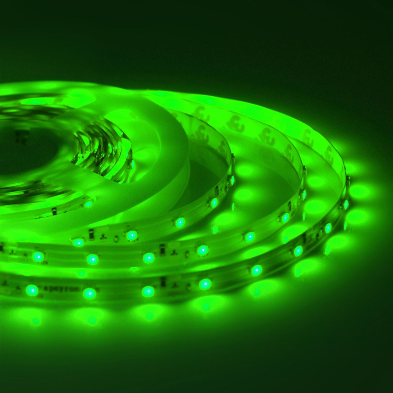 Светодиодная влагозащищенная лента 4,8W/m 60LED/m 3528SMD зеленый 5M Белый Светодиодная влагозащищенная лента 4,8W/m 60LED/m 3528SMD зеленый 5M Белый в Липецке | Loft Concept