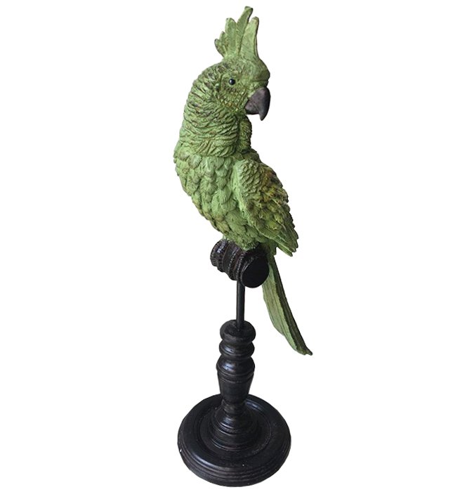 Статуэтка Green Parrots Зеленый Статуэтка Green Parrots Зеленый в Липецке | Loft Concept
