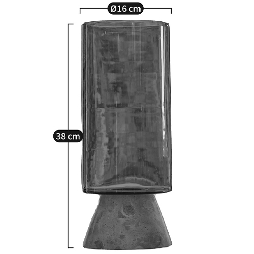Высокая чаша из янтарного стекла Amber Marble Vase Высокая чаша из янтарного стекла Amber Marble Vase в Липецке