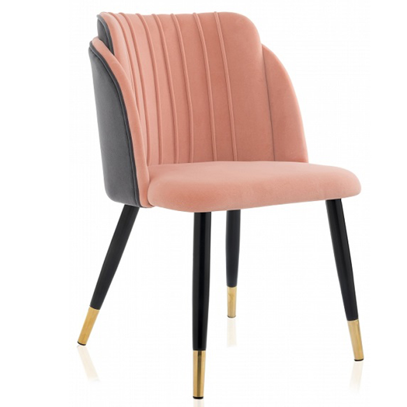 Стул Alester Chair pink Розовый (Rose) Серый (Gray) Стул Alester Chair pink Розовый (Rose) Серый (Gray) в Липецке | Loft Concept