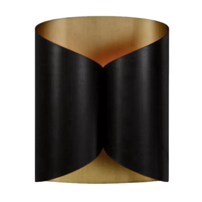Бра Black and Brass Roll Латунь Античная полированная Черный Бра Black and Brass Roll Латунь Античная полированная Черный в Липецке | Loft Concept
