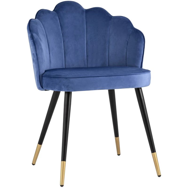 Стул Bristol Chair Королевский Синий Цвет Синий Черный Золотой Стул Bristol Chair Королевский Синий Цвет Синий Черный Золотой в Липецке | Loft Concept