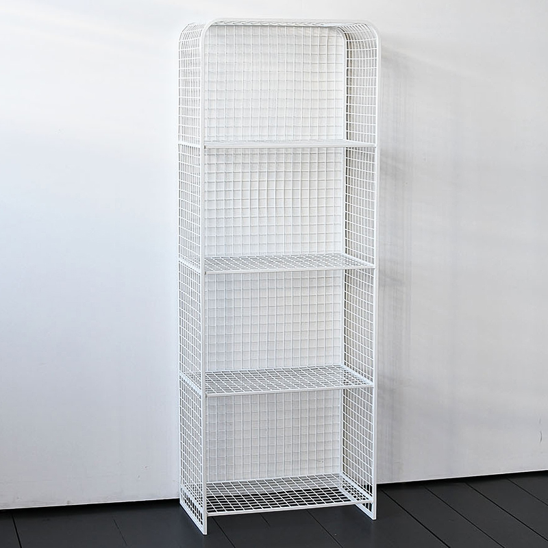 Стеллаж Rufus Industrial Metal Rust Rack Белый Стеллаж Rufus Industrial Metal Rust Rack Белый в Липецке | Loft Concept