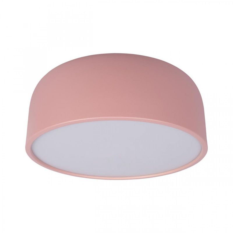 Светильник потолочный круглый Color cup Pink Белый Розовый пастельный в Липецке | Loft Concept 