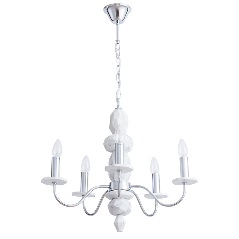 Люстра Marcela Chandelier Белый Хром в Липецке | Loft Concept 