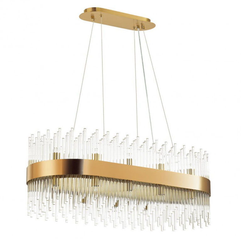 Люстра Nembus Chandelier Gold Oval Бронза Люстра Nembus Chandelier Gold Oval Бронза в Липецке | Loft Concept