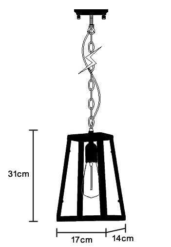 Подвесной светильник Loft Industrial Ortogonal pendant Black Подвесной светильник Loft Industrial Ortogonal pendant Black в Липецке