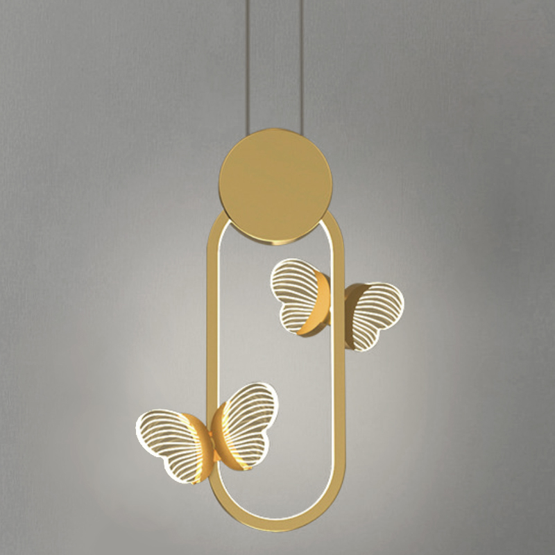 Светильник Butterfly Gold Oval Прозрачный Золотой Светильник Butterfly Gold Oval Прозрачный Золотой в Липецке | Loft Concept