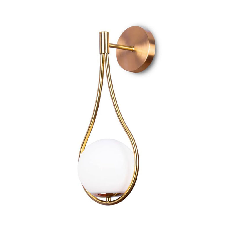 Бра Drop Pearls с Плафоном Бронза Белый Бра Drop Pearls с Плафоном Бронза Белый в Липецке | Loft Concept